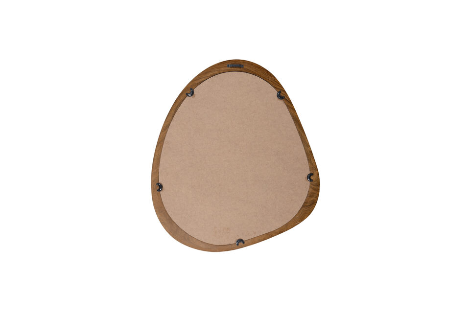 Specchio dalla forma organica con bordo in MDF Abbinabile all\'altro specchio Leif Design elegante