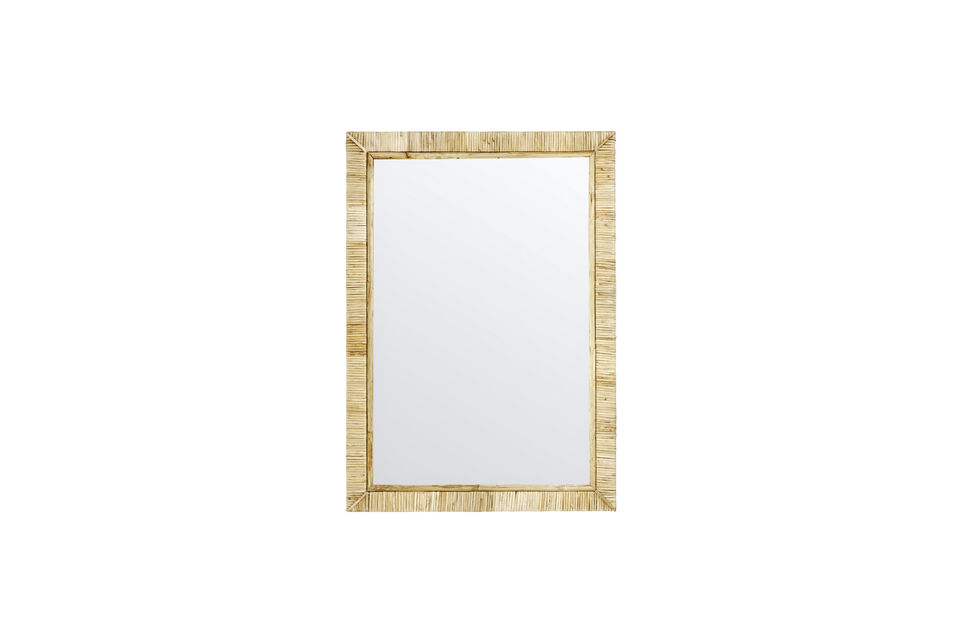 Specchio 50x70 cm Legno di Mango e Midollino Miro House Doctor