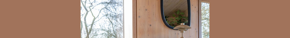 Materiali prima di tutto Specchio in legno blu Aspetto