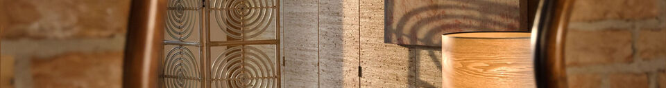 Materiali prima di tutto Specchio in legno marrone Ashley