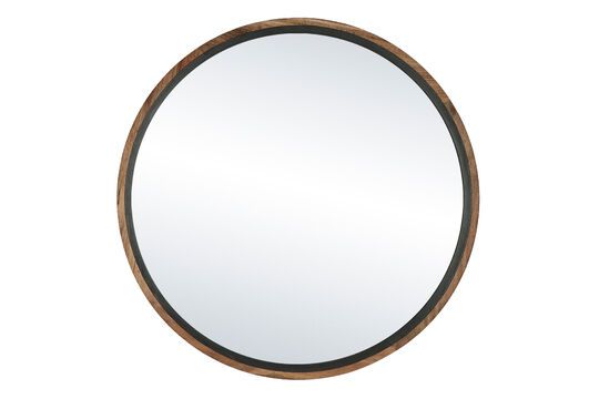 Specchio in legno naturale Gramm 110x4,5 cm