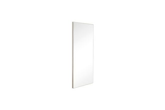 Specchio in metallo grigio lucido
