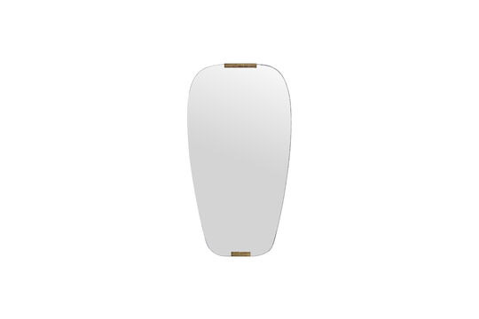 Specchio ovale 100 cm ottone dorato HDClips Foto ritagliata
