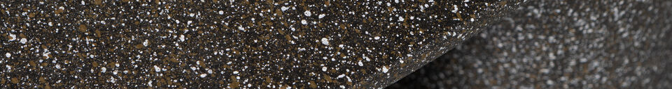 Material Details Speckled side table magnesium oxide black MOSON