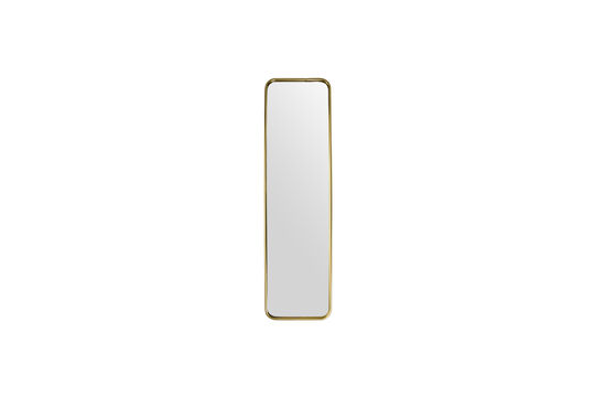 Spiegel 35 x 129 cm goldfarben HDMirror ohne jede Grenze