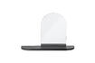 Miniatuur Spiegel met plank 72x48 cm in zwart MDF Annlie 1