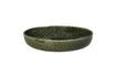Miniature Spiro dark green stoneware dish 1