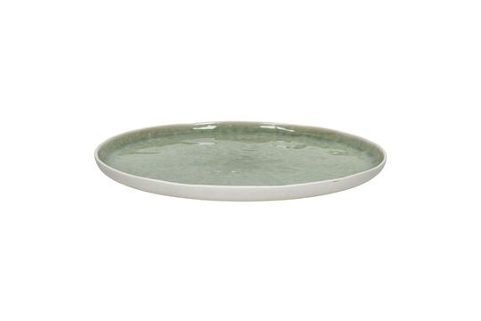 See the product profile spiro white and pale green porcelain dinner plate Spiro white and pale green porcelain dinner plate
