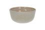Miniature Spiro white stoneware cereal bowl Clipped