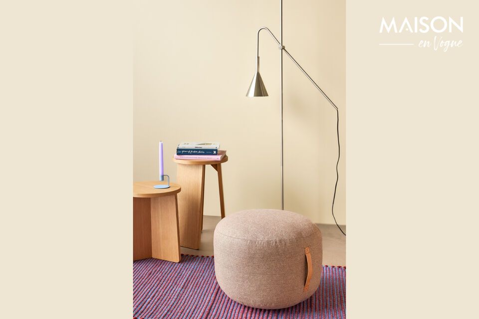 The Split stool in light oak veneer offers a perfect blend of style and functionality