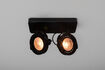 Miniature Spot double en aluminium noir Dice-2 1