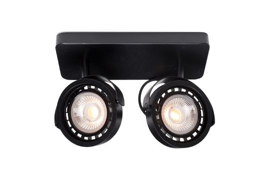 Voir la fiche produit spot double en aluminium noir Dice-2 Spot double en aluminium noir Dice-2