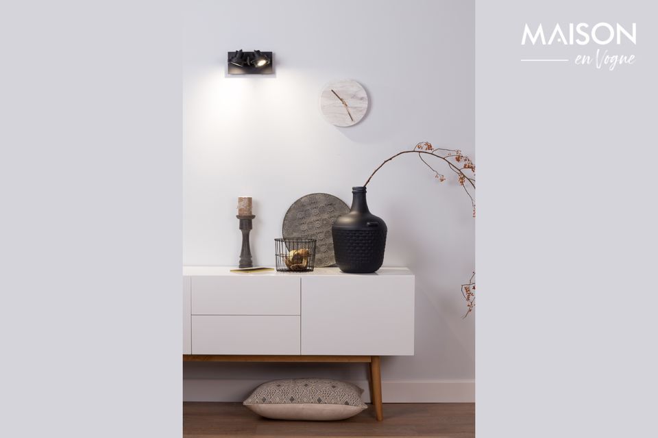 Illuminez votre intérieur avec le double spot Light Luci-2 Dtw noir