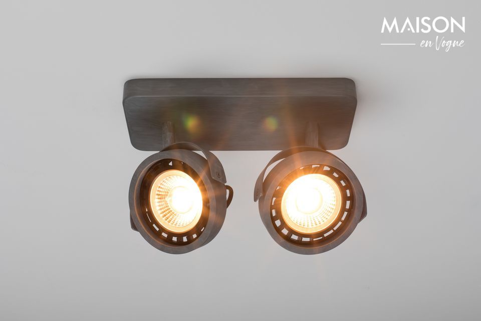 Spotlight Dice-2 DTW galvanizado Zuiver