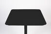 Miniature Square black aluminium bistro table Vondel 4