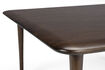 Miniature Square brown rubber wood coffee table Elroy 3