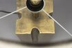Miniature Square golden aluminium table lamp Rico 5