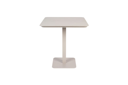 Square white aluminium bistro table Vondel Clipped