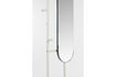 Miniature Standing oval beige mirror Vero 5