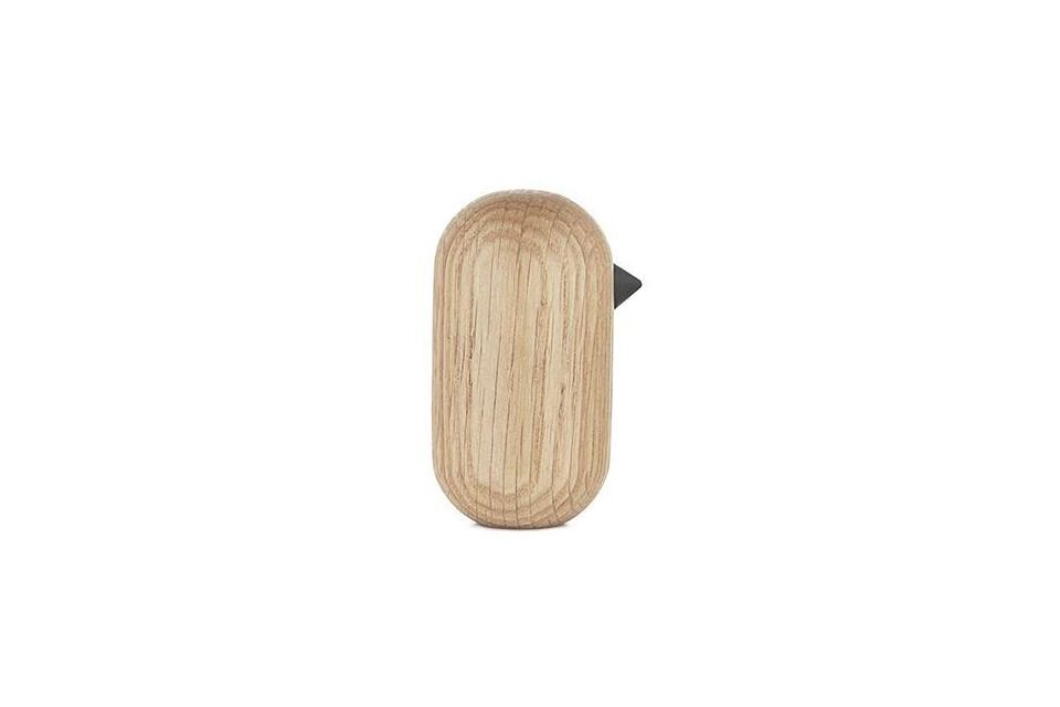 Statuetta decorativa in rovere chiaro 7 cm Uccellino Normann Copenhagen