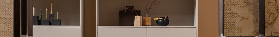 Materialbeschreibung Stauraumschrank 110 cm Kiefer Mist FINCA