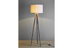 Miniaturansicht Stehlampe D46xH156 cm aus braunem Mangoholz Etienne 2