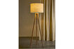 Miniaturansicht Stehlampe D46xH156 cm aus braunem Mangoholz Etienne 5