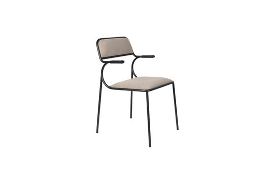 Zie de productbeschrijving stoel Alba Zwart Beige Stoel Alba Zwart Beige