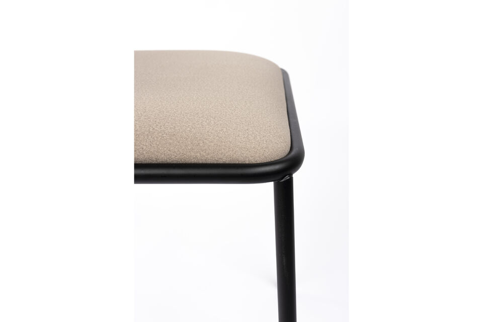 Stoel Alba Zwart Beige - 12