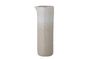 Miniature Stoneware pitcher Taupe Clipped