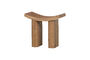 Miniature Stool paulownia wood natural Japan Clipped