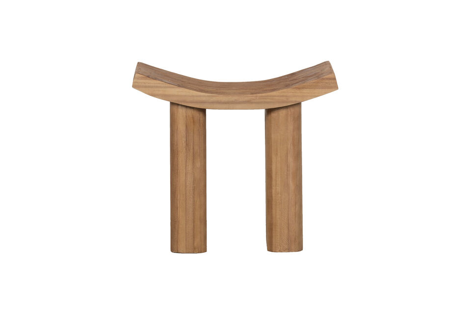 The Japan stool is made of robust paulownia wood