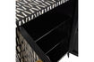 Miniature Storage Cabinet H108 cm Mango Wood Black/White Menne 7