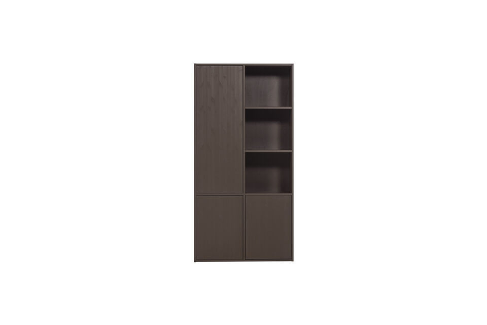 This stylish cabinet offers both a practical and decorative storage solution