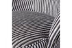 Miniature Stripe Armchair Black/Grey Vogue 7