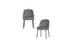 Miniature Stripe dining chair black/grey VOGUE 3