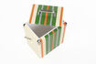 Miniature Striped green polypropylene plastic cooler Be Wine Stripes 3