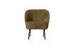 Miniaturansicht Struktur-Samt Sessel Messing Vogue 2