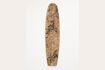 Miniature Surfboard in beige Mango wood 2