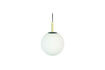 Miniature Suspension 25 cm en verre noir Orion 7