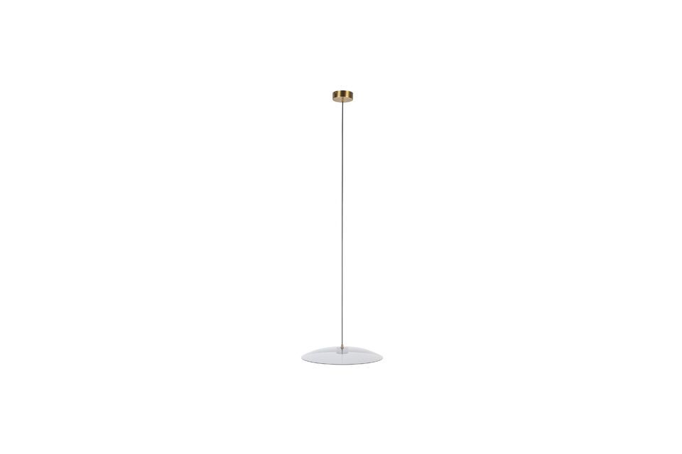Suspension 50 cm en verre doré Float Zuiver