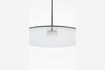 Miniature Suspension 50 cm en verre doré Float 8