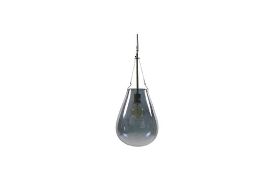 Suspension Bullia gris fumé