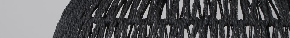 Mise en avant matière Suspension Cable Drop noire