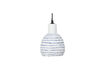 Miniature Suspension D14,5xH21,5 cm en grès blanc Elga 6