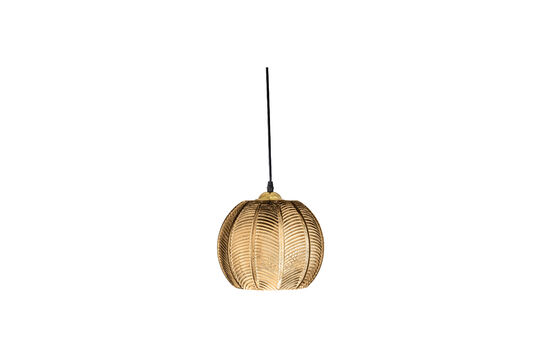 Suspension D22 cm en verre marron Adar Détouré