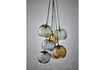 Miniature Suspension D22xH20 cm en verre gris Adar 3