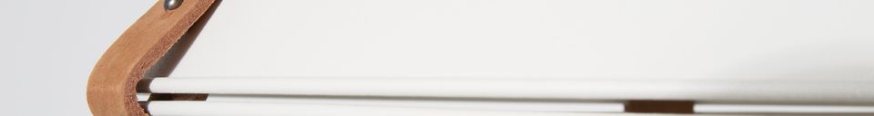 Mise en avant matière Suspension Dek 40 Blanc