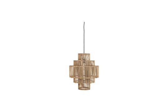Suspension en bambou beige Calli