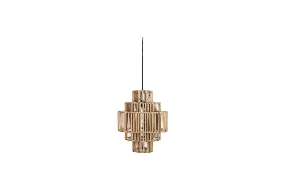 Suspension en bambou beige Calli Madam Stoltz